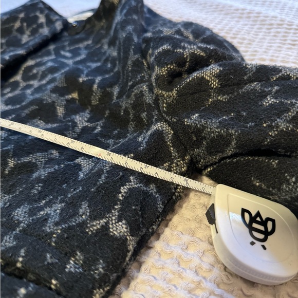 Vintage Kenneth Cole New York Wool Blend Leopard Print Coat - Picture 4 of 12